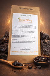 Shilajit 500 mg - Natuurlijk.fit | Bron van Fulvinezuur, Mineralen en Vitaminen