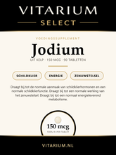 Jodium tabletjes Vitarium Select