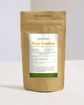 Natuurlijk.fit Puur Creatine 500 gram in composteerbare kraft stazak