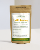 L-Glutamine capsules 800mg in composteerbare kraft stazak