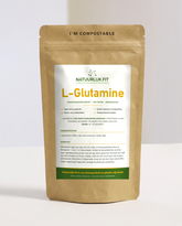 L-Glutamine poeder 200gr in composteerbare kraft stazak