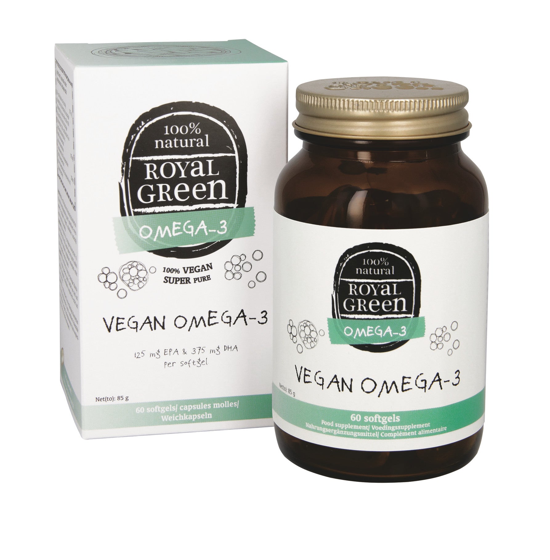 Royal Green Omega-3 Vegan - 60 softgels