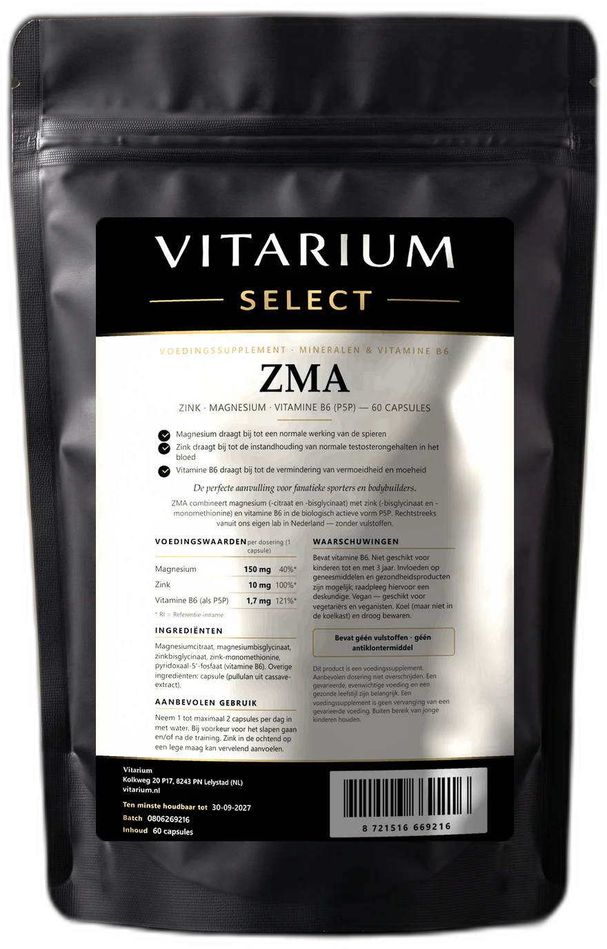 Vitarium Select ZMA verpakking