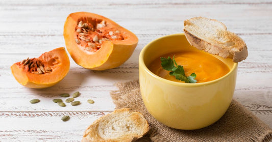 Natuurlijke Pittige Pompoen Herfstsoep met Acaciavezels (OriginalFiber) - NowVitamins