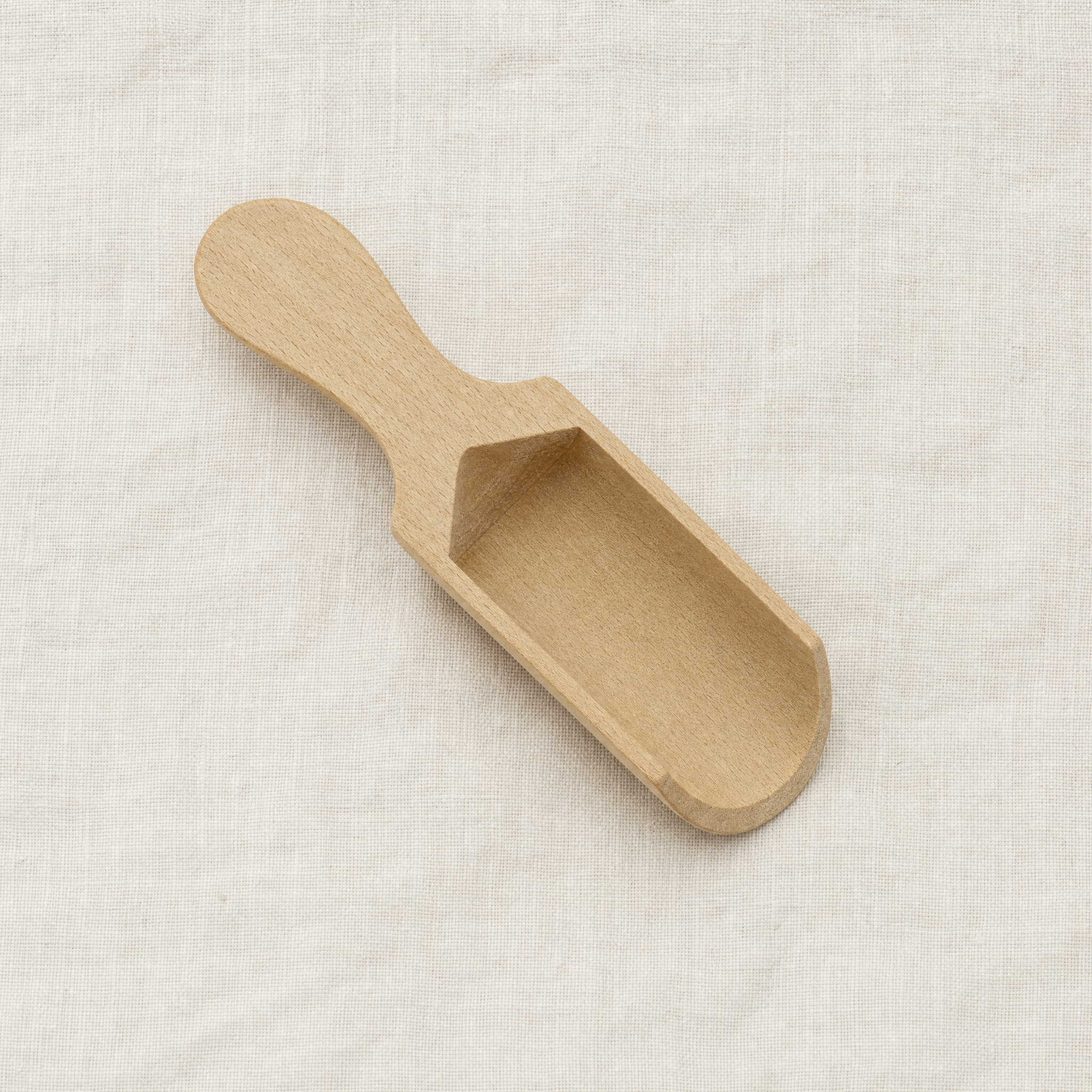 Houten maatschepje op linnen