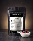 Vitarium Select Chiazaad 500 gram - matzwarte stazak met yoghurtbowl met vers fruit en chiazaad