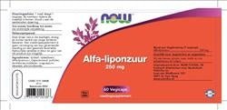 Alfa-liponzuur - Vitarium - NOW Foods