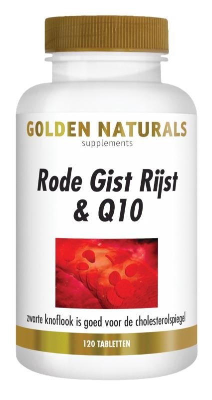 Rode gist rijst & Q10 - NowVitamins - Golden Naturals - 8718164643798