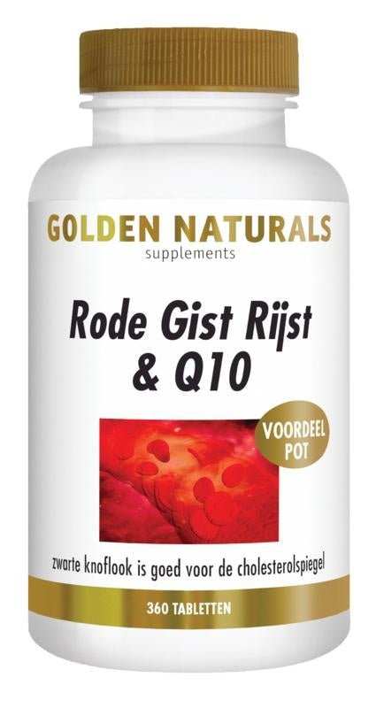 Rode gist rijst & Q10 - Vitarium - Golden Naturals Hoofdafbeelding