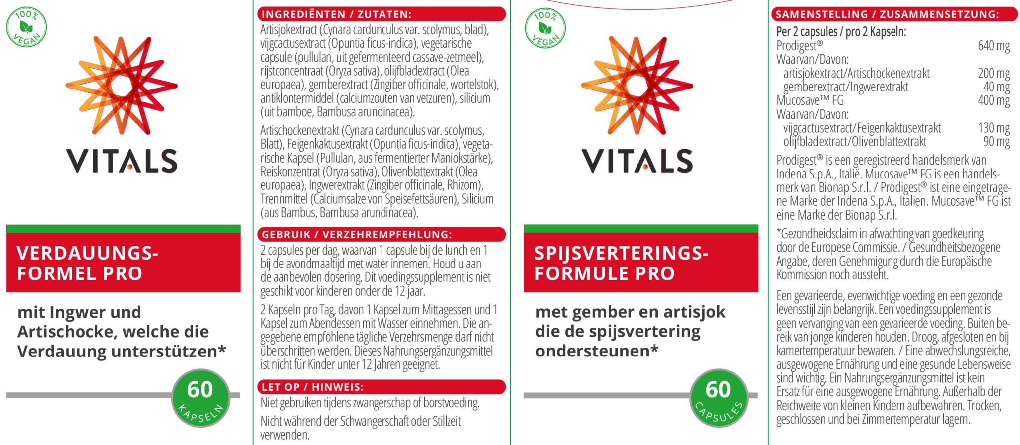 Spijsverteringsformule pro - Vitals Secundaire afbeelding
