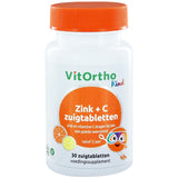 Zink + C kind zuigtabletten - NowVitamins - VitOrtho - 8717056141299