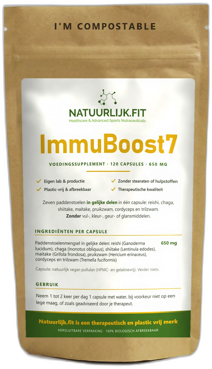ImmuBoost7 van Natuurlijk.fit in composteerbare kraftzak